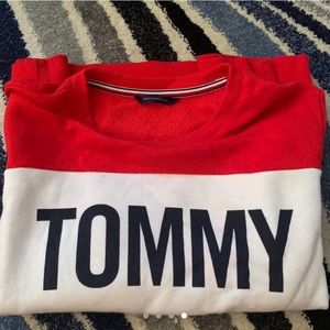 Tommy Hilfiger Color Block Fleece Lined Sweater